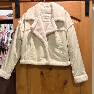 Hollister Cream Teddy Jacket